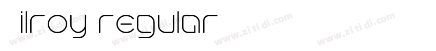 Ｇilroy regular字体转换